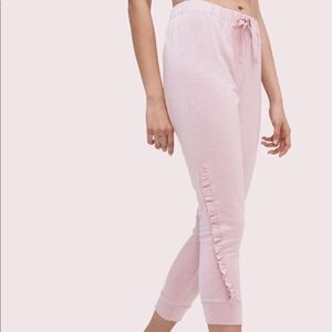 NWT Kate spade terry jogger strawberry milkshake